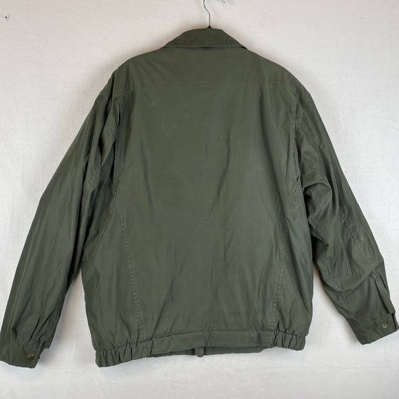 Croft & Barrow Mens Olive Green Fleece Lined Jacket Ultimate Stain Defense LT - Picture 6 of 9